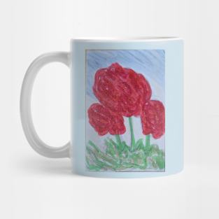 Lovely red flowers Mug